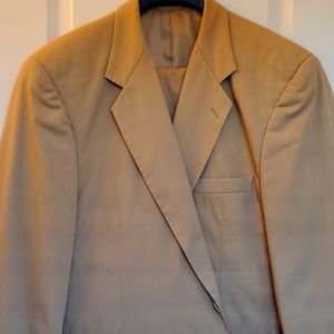 Bert Pulitzer Tan 48L SUIT 2PC cotton blend
